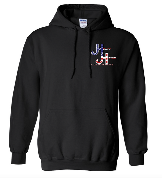 Black with American Flag